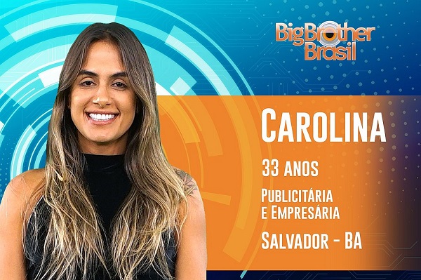 Carolina tem 33 anos e é de Salvador. A baiana é influenciadora digital e já morou em Londres e na Califórnia. É dona, junto com a irmã, de uma agência de viagens e de um brechó (Foto: Divulgação) Carolina tem 33 anos e é de Salvador. A baiana é influenciadora digital e já morou em Londres e na Califórnia. É dona, junto com a irmã, de uma agência de viagens e de um brechó (Foto: Divulgação)